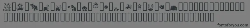 mario bros drunkenbatz fontvir us Font – Black Fonts on Gray Background