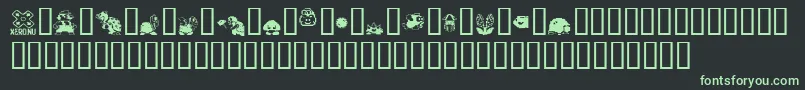 mario bros drunkenbatz fontvir us Font – Green Fonts on Black Background