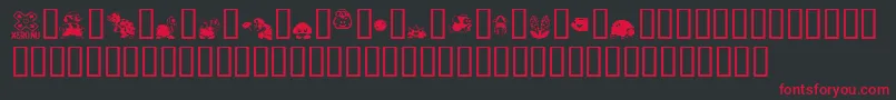 mario bros drunkenbatz fontvir us Font – Red Fonts on Black Background