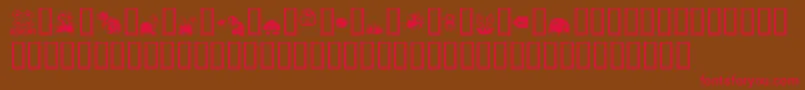 mario bros drunkenbatz fontvir us Font – Red Fonts on Brown Background