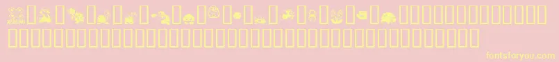 mario bros drunkenbatz fontvir us Font – Yellow Fonts on Pink Background