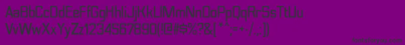 NesobritescBold Font – Black Fonts on Purple Background