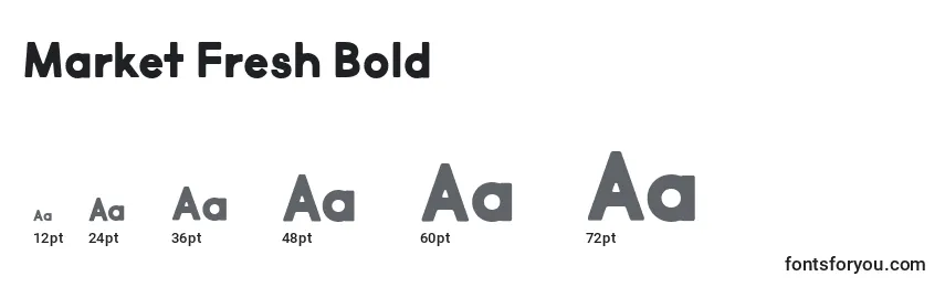 Market Fresh Bold Font Sizes