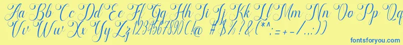 Подробнее о шрифте marketing Шрифт marketing – синие шрифты на жёлтом фоне
