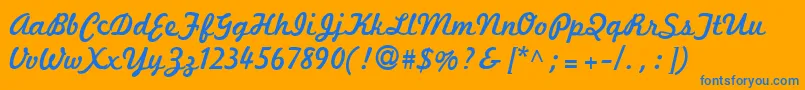 More about marketing Font marketing Font – Blue Fonts on Orange Background