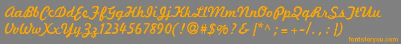 More about marketing Font marketing Font – Orange Fonts on Gray Background