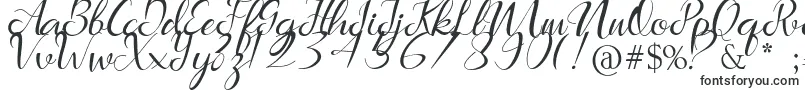 Шрифт Marlena – шрифты кистью