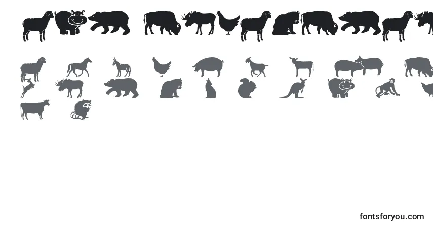 FarmwildanimalsCsp Font – alphabet, numbers, special characters