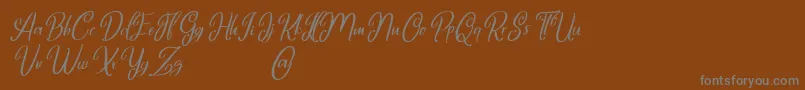 En savoir plus sur la police Marlyana italic free for personal use Police Marlyana italic free for personal use – polices grises sur fond brun