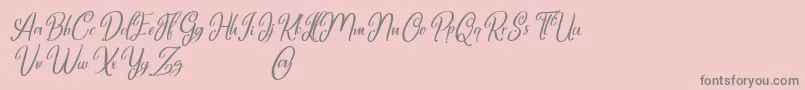 Saiba mais sobre a fonte Marlyana italic free for personal use Fonte Marlyana italic free for personal use – fontes cinzas em um fundo rosa