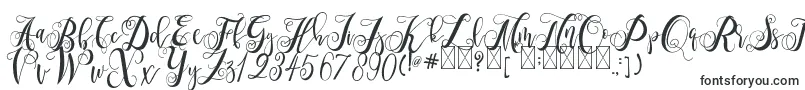 Czcionka Marmia – czcionki kaligraficzne