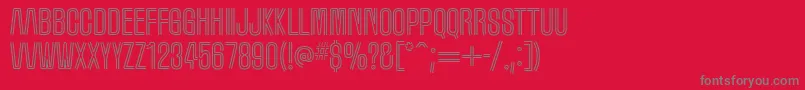 Шрифт marquee moon – серые шрифты на красном фоне