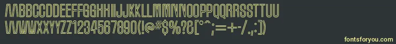 marquee moon Font – Yellow Fonts on Black Background