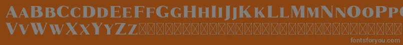 More about Marques Font Marques Font – Gray Fonts on Brown Background