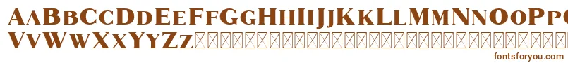 Шрифт Marques – коричневые шрифты на белом фоне