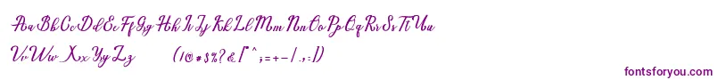 Weitere Informationen zur Marria Script-Schriftart Marria Script-Schriftart – Violette Schriften