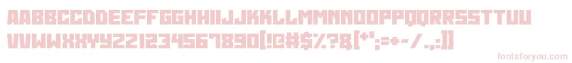 Martian Wars Font – Pink Fonts on White Background