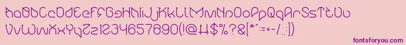 Weitere Informationen zur Maruciel Light-Schriftart Maruciel Light-Schriftart – Violette Schriften auf rosa Hintergrund