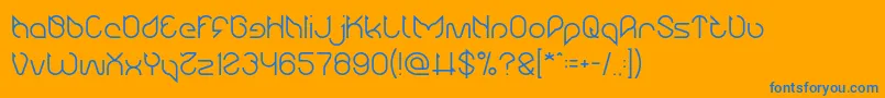 Lisätietoja Maruciel-fontista Maruciel-fontti – siniset fontit oranssilla taustalla