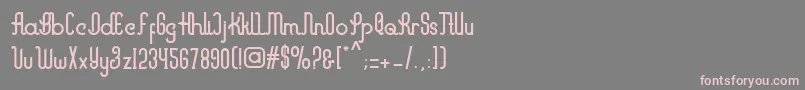 Marvelous Font – Pink Fonts on Gray Background