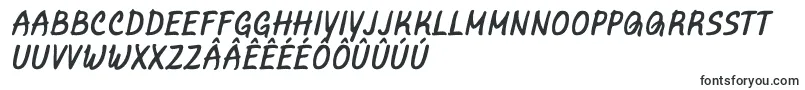 フォントMarvelousRex Italic – フリジアンフォント