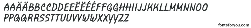MarvelousRex Italic-fontti – makedonian fontit