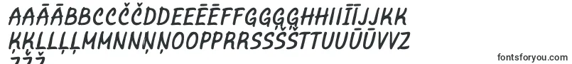 fuente MarvelousRex Italic – Fuentes letonas