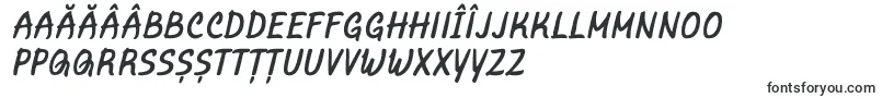 Fonte MarvelousRex Italic – fontes romenas