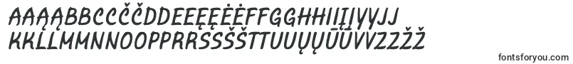 fuente MarvelousRex Italic – fuentes lituanas