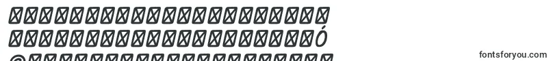 MarvelousRex Italic-fontti – uiguurien fontit