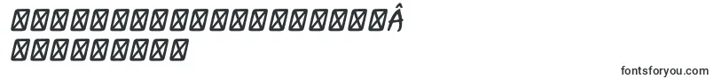 フォントMarvelousRex Italic – ヘブライ文字