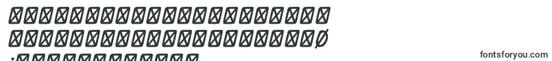 Czcionka MarvelousRex Italic – czcionki sindhi