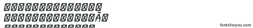 フォントMarvelousRex Italic – 韓国のフォント