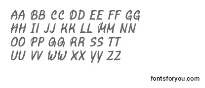 MarvelousRex Italic Font