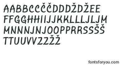 MarvelousRex Regular font – slovenian Fonts