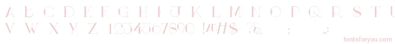 More about Mary CAPS Font Mary CAPS Font – Pink Fonts on White Background