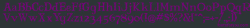 MARYJM   Font – Purple Fonts on Black Background