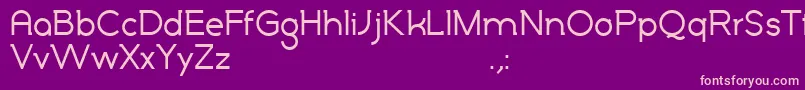 Marylin Font – Pink Fonts on Purple Background