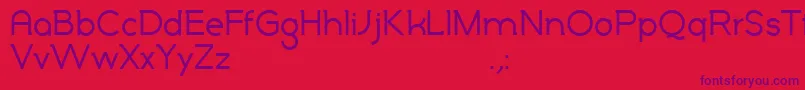 Marylin Font – Purple Fonts on Red Background