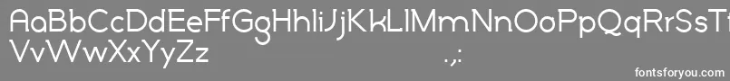 Marylin Font – White Fonts on Gray Background