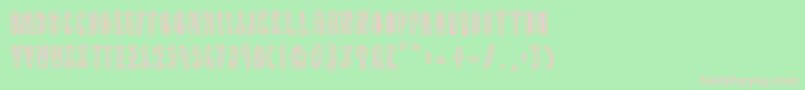 marР±a dolores Font – Pink Fonts on Green Background