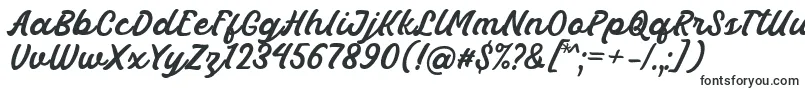フォントMasbro Font by Rifki 7NTypes – インスタグラム用のフォント