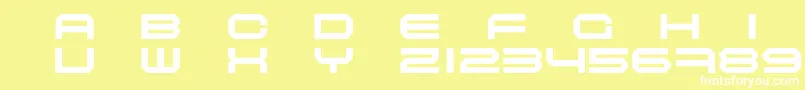 Fonte MASCE    – fontes brancas em um fundo amarelo