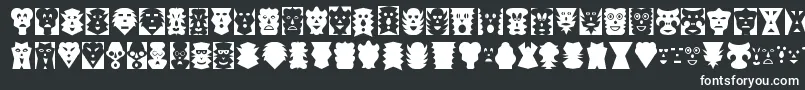 MASK    -fontti – valkoiset fontit