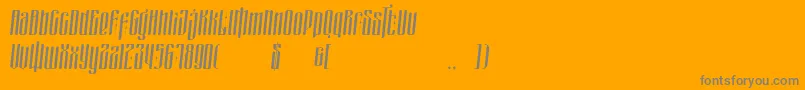 fuente masquerouge italic – Fuentes Grises Sobre Fondo Naranja