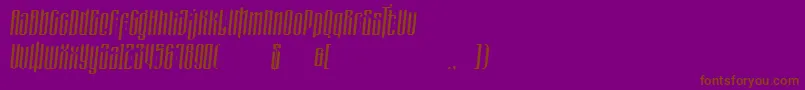 fuente masquerouge italic – Fuentes Marrones Sobre Fondo Morado