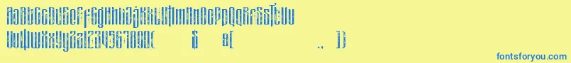 Подробнее о шрифте masquerouge rough Шрифт masquerouge rough – синие шрифты на жёлтом фоне