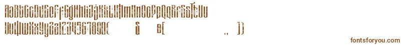 Шрифт masquerouge rough – коричневые шрифты на белом фоне