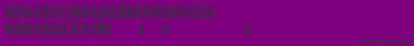 masquerouge Font – Black Fonts on Purple Background