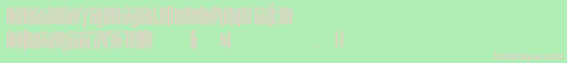 masquerouge Font – Pink Fonts on Green Background